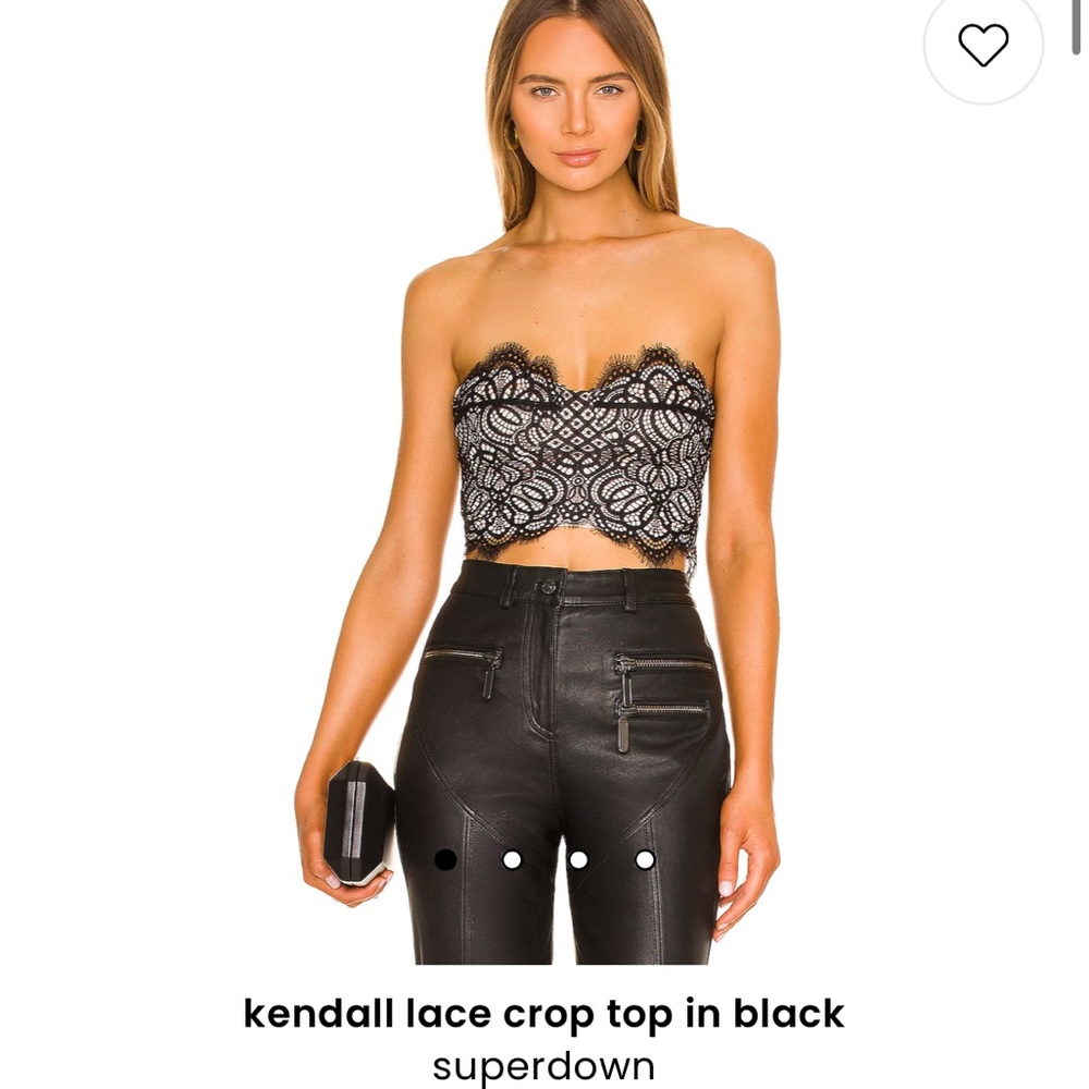 Revolve purchase size small lace crop top